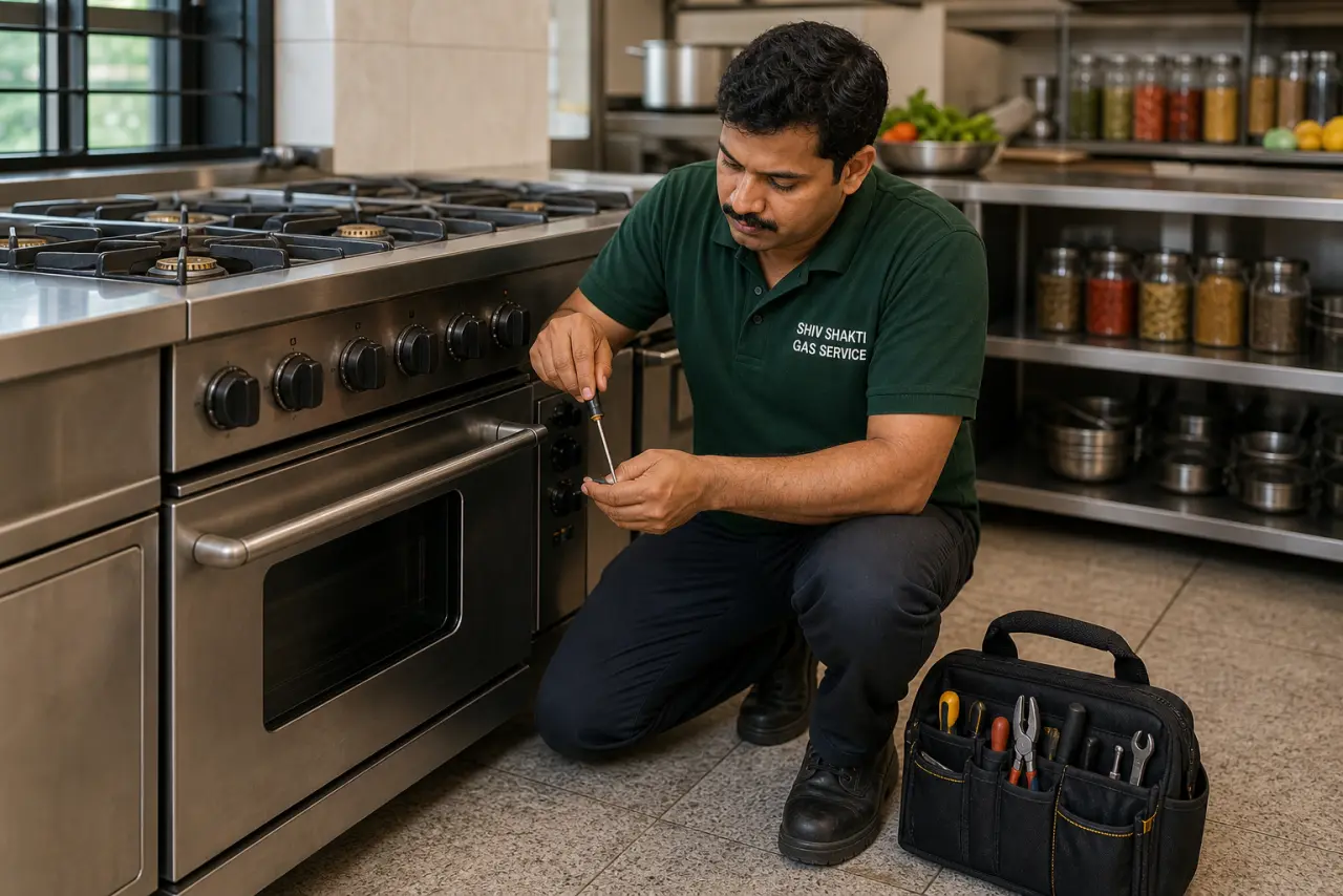 Cooking range repair