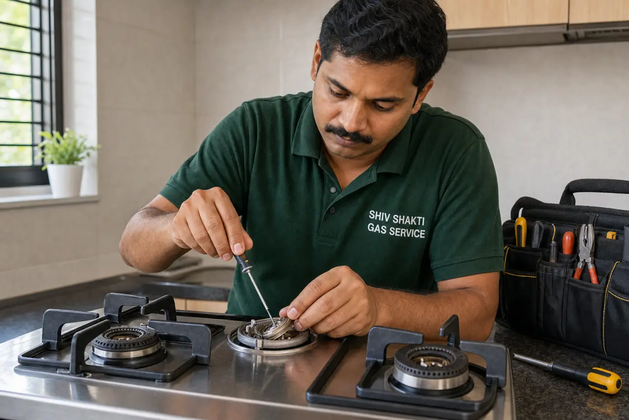 Gas cooktop repair